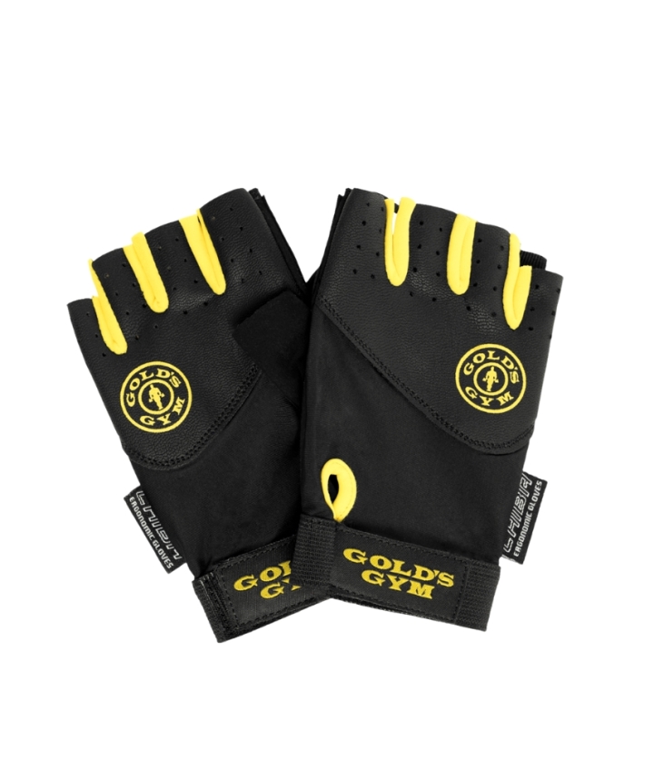 Power training glove with Weightplate logo and lettering Fitness glove