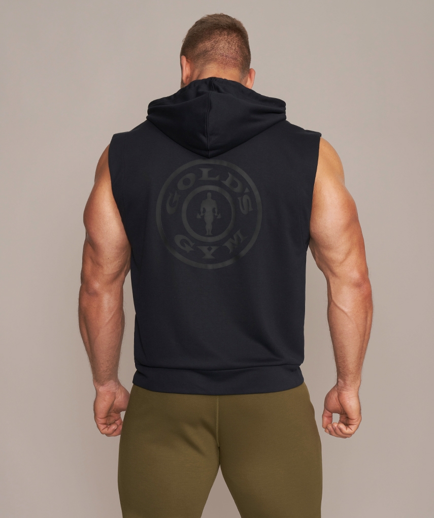 Draper Men s Warm Up Sleeveless Zip Hoodie by Gold s Gym Apparel Elevate your workout with sustainable style