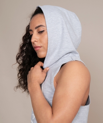 Preview: Sleeveless hoodie for women Preview: Sleeveless hoodie for women