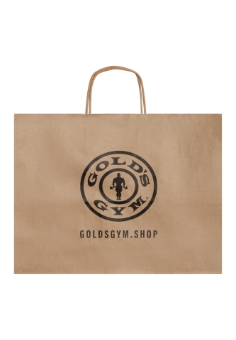 Gold´s Gym Papiertüte Basic - braun Gold´s Gym Papiertüte Basic - braun