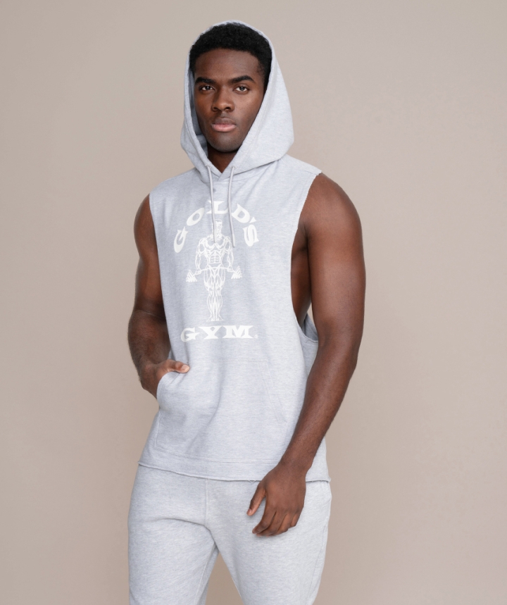 Sleeveless Muscle Joe hoodie men s sleeveless hooded shirt